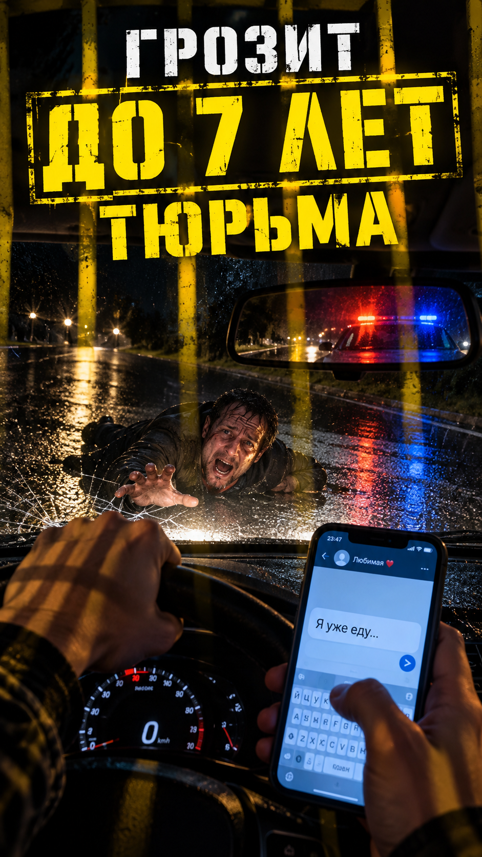 Разговор по телефону за рулем может стоить жизни